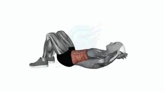 Abdominales sit-up: posición del ejercicio