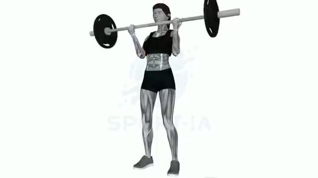 Curl de bíceps con barra: posición del ejercicio