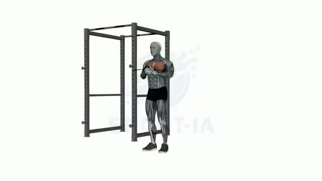Press Pallof: posición del ejercicio