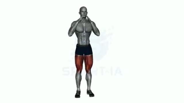 Zancada lateral: posición del ejercicio