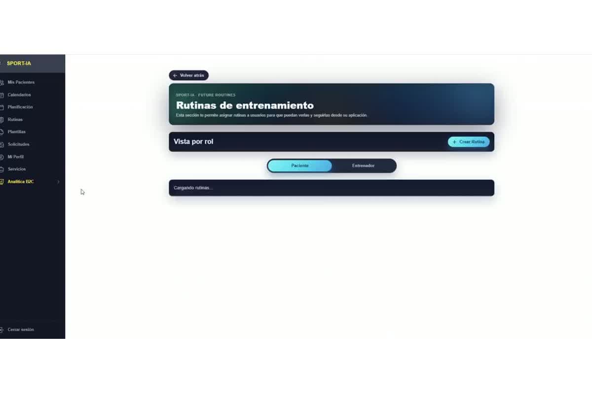 Vista de producto para planificación y seguimiento profesional