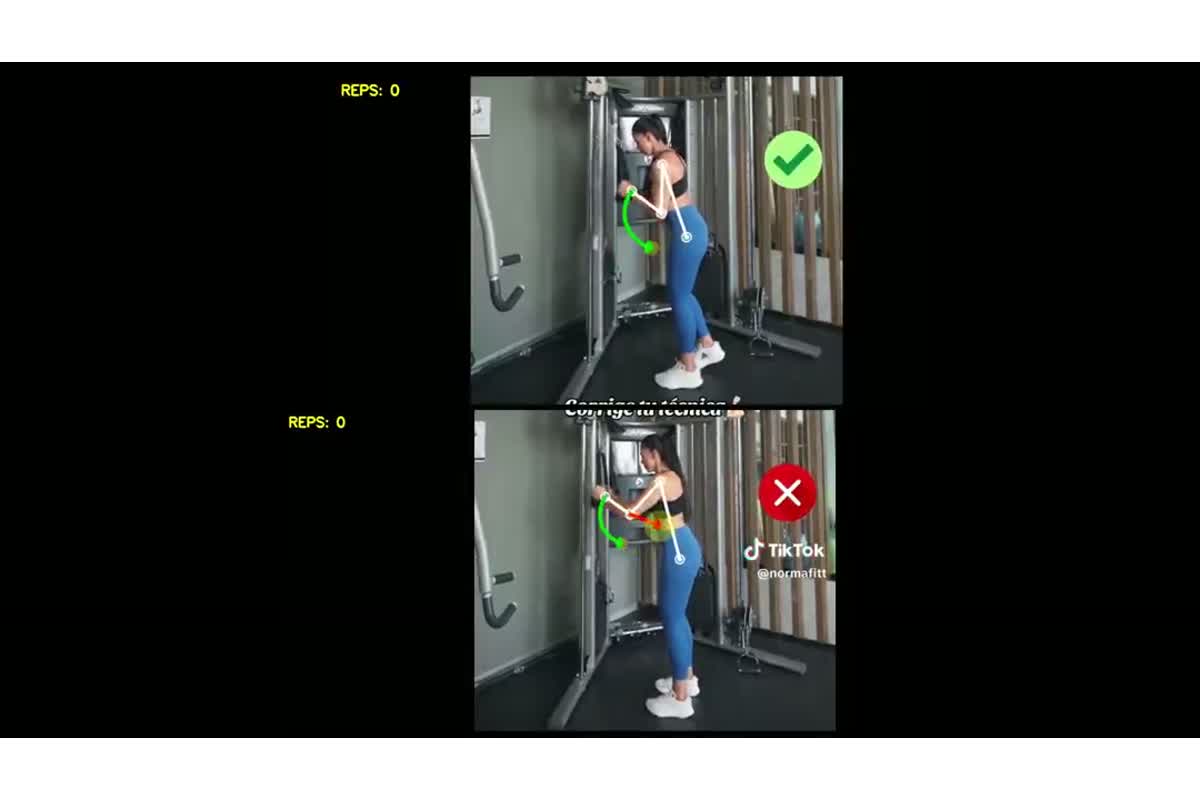 Comparativa visual de técnica